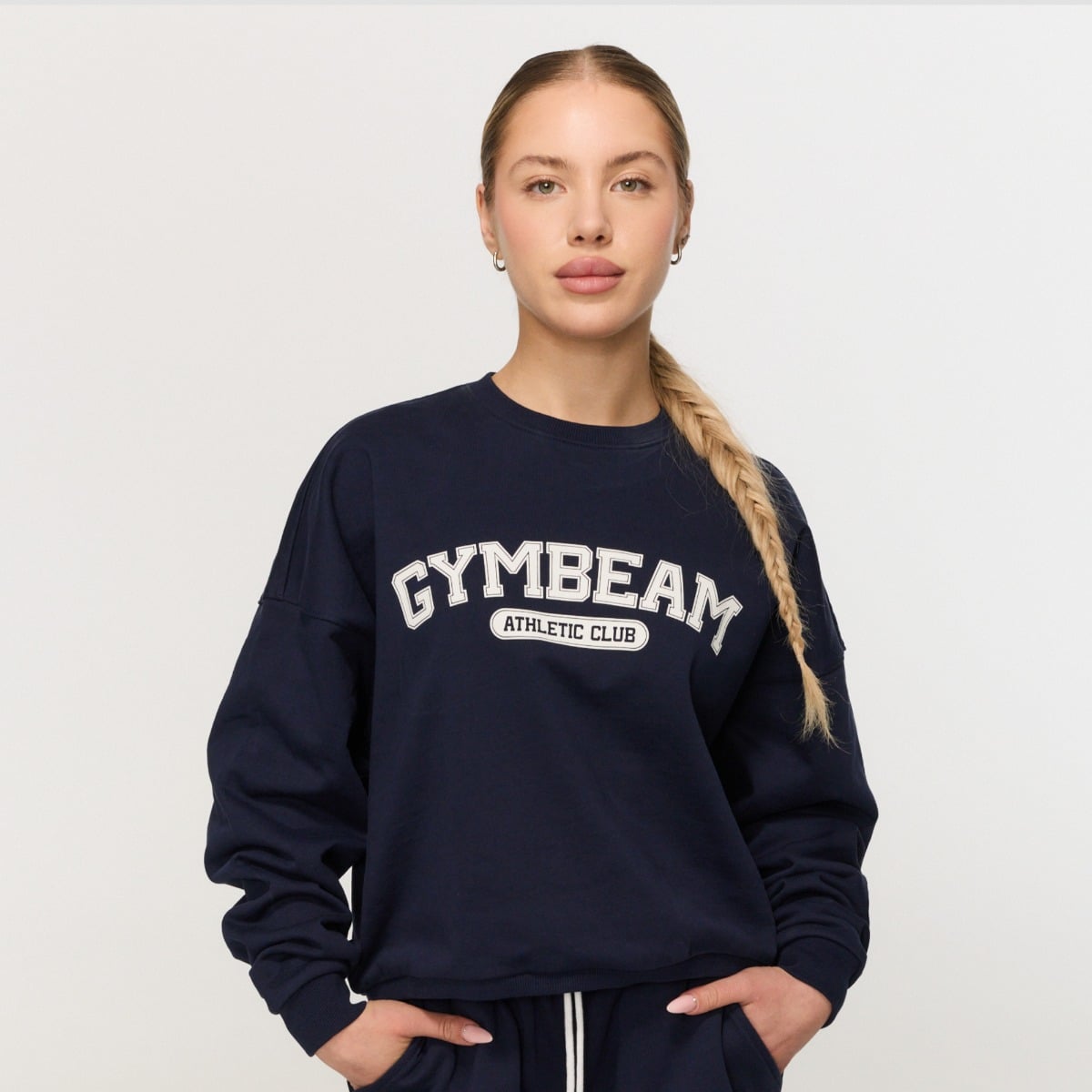Dámská mikina Varsity Blue - GymBeam