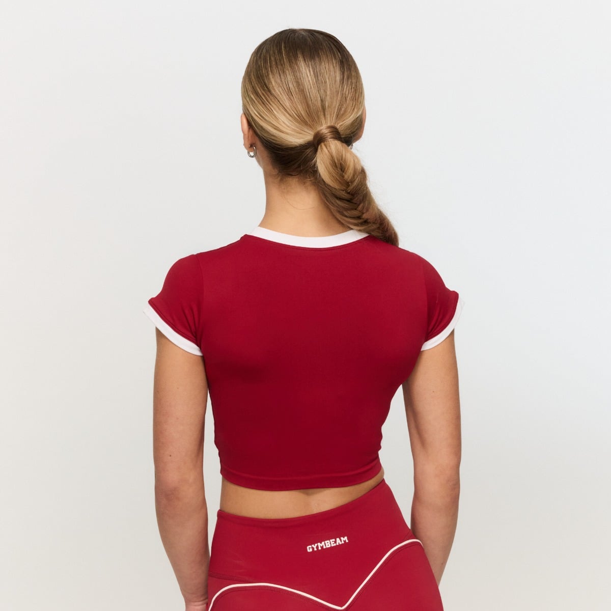 Dámské tričko Varsity Red - GymBeam