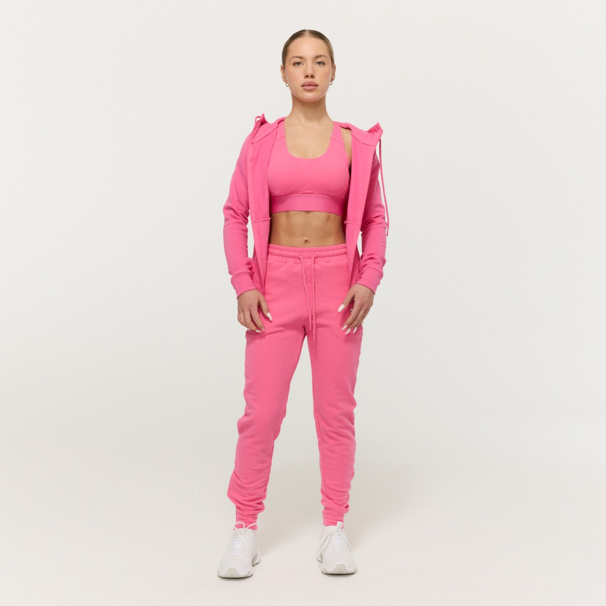 GymBeam Dámská mikina se zipem Limitless Dragonfruit (obrázek 6)