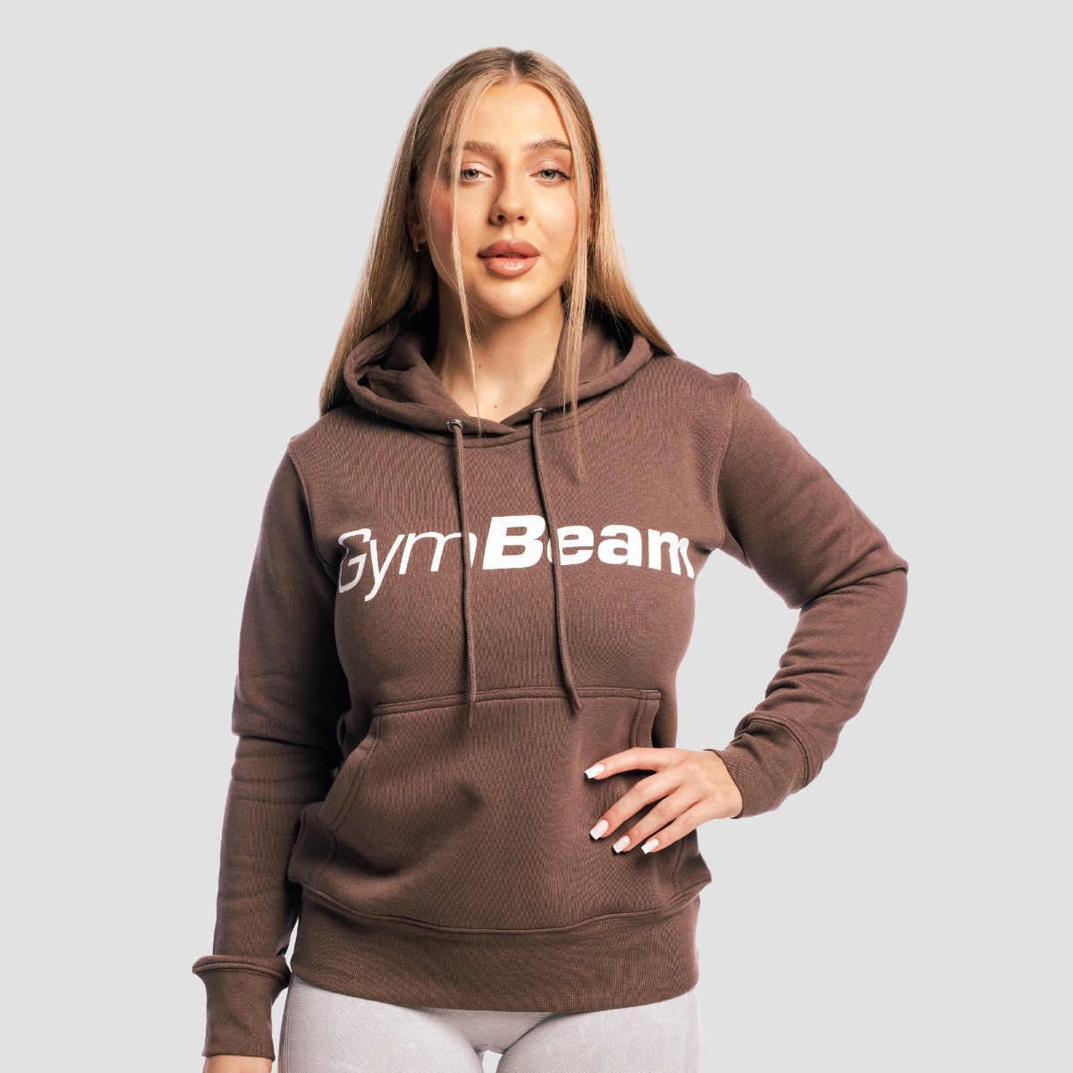 GymBeam Dámská mikina Athlete Cocoa (obrázek 3)