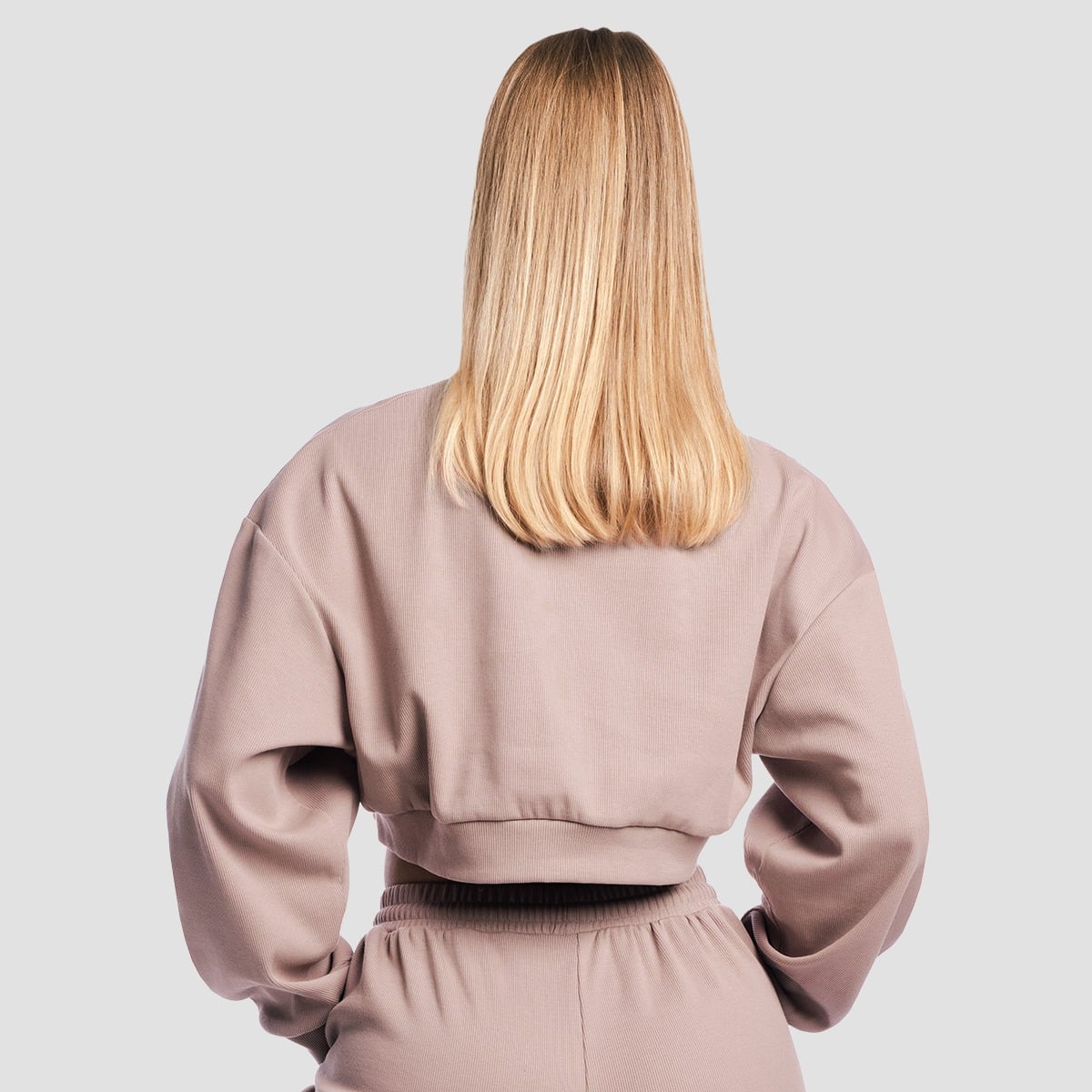 GymBeam Dámská mikina Cropped Aura Roux (obrázek 4)