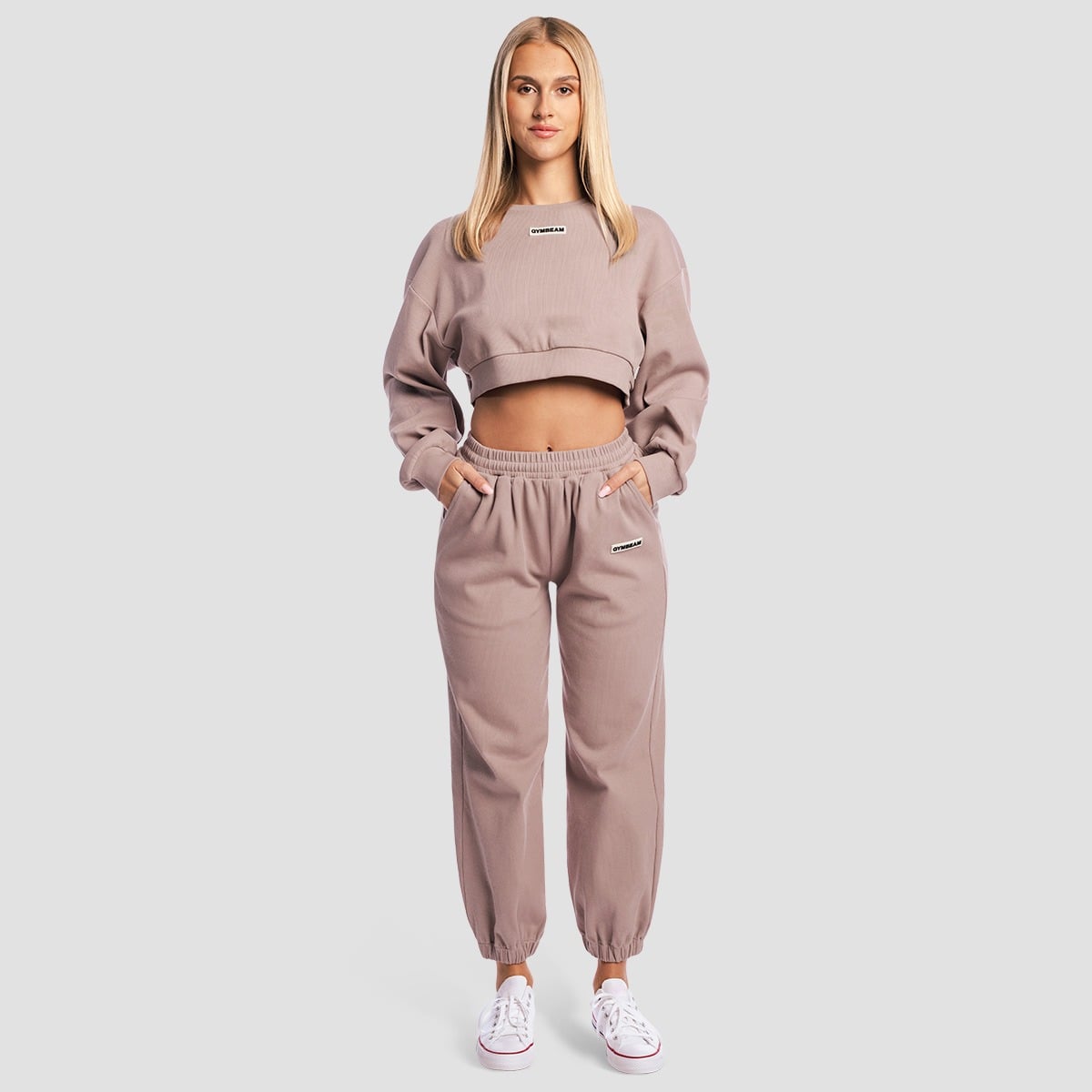 GymBeam Dámská mikina Cropped Aura Roux (obrázek 6)