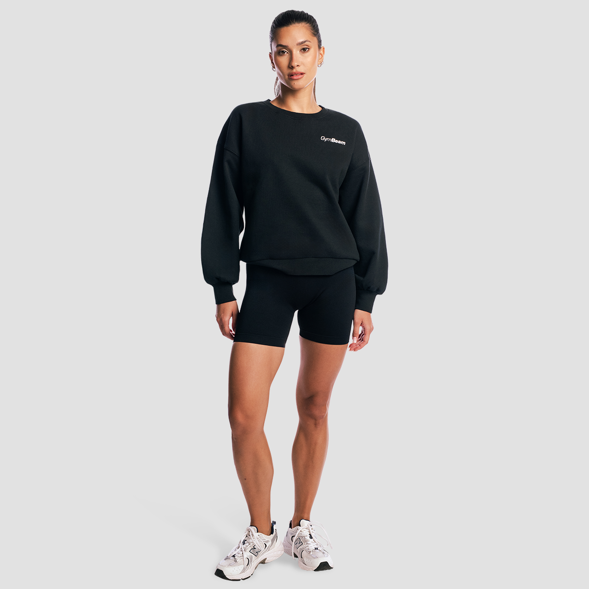 GymBeam Dámská mikina Base Black (obrázek 5)