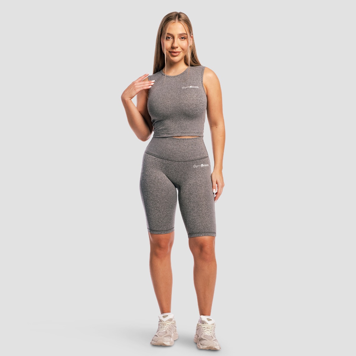 GymBeam Women‘s Core Croptop Storm (obrázek 5)