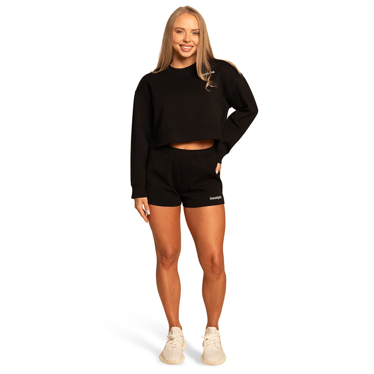 BeastPink Dámské teplákové šortky Grace Black (obrázek 10)