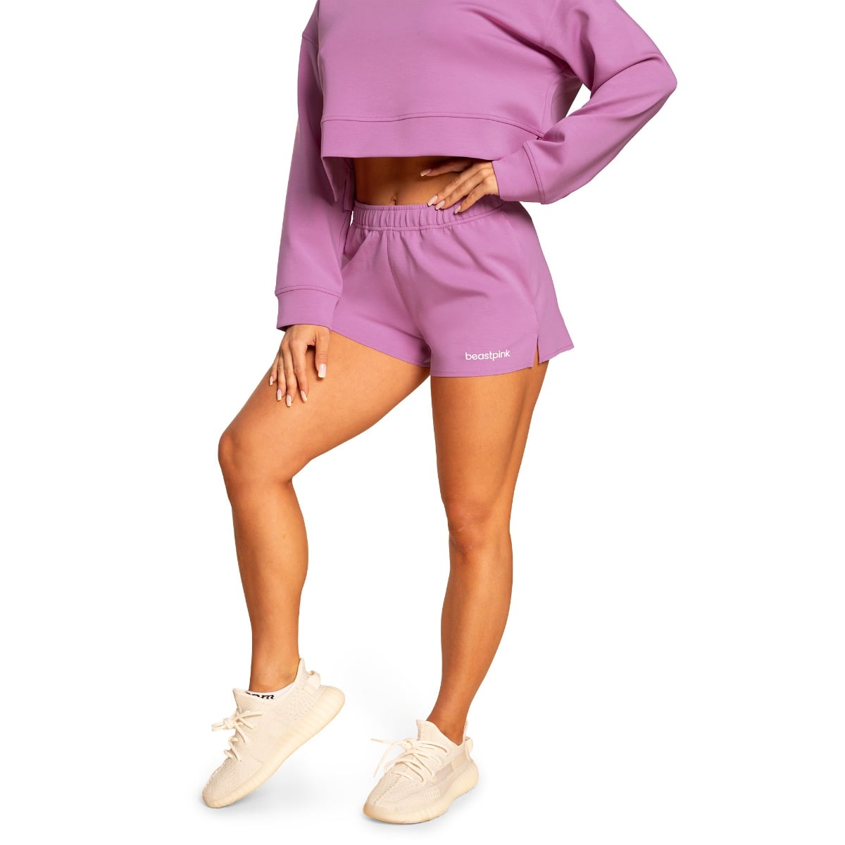 BeastPink Dámské teplákové šortky Grace Purple (obrázek 9)