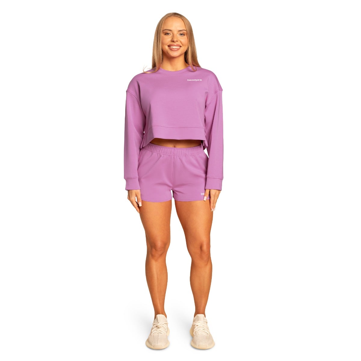 BeastPink Dámské teplákové šortky Grace Purple (obrázek 10)