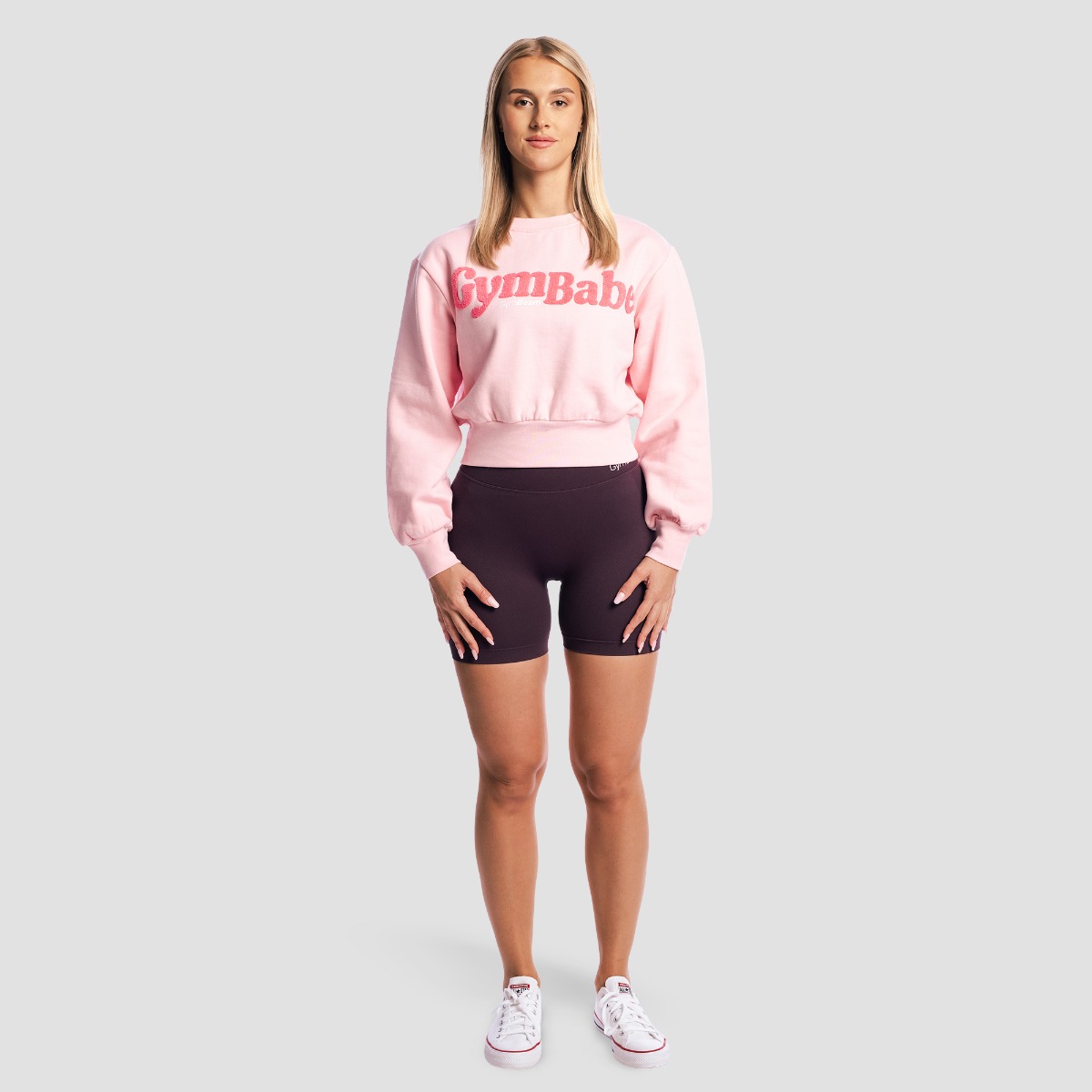 GymBeam Dámská mikina GymBabe Cherrybloom (obrázek 5)
