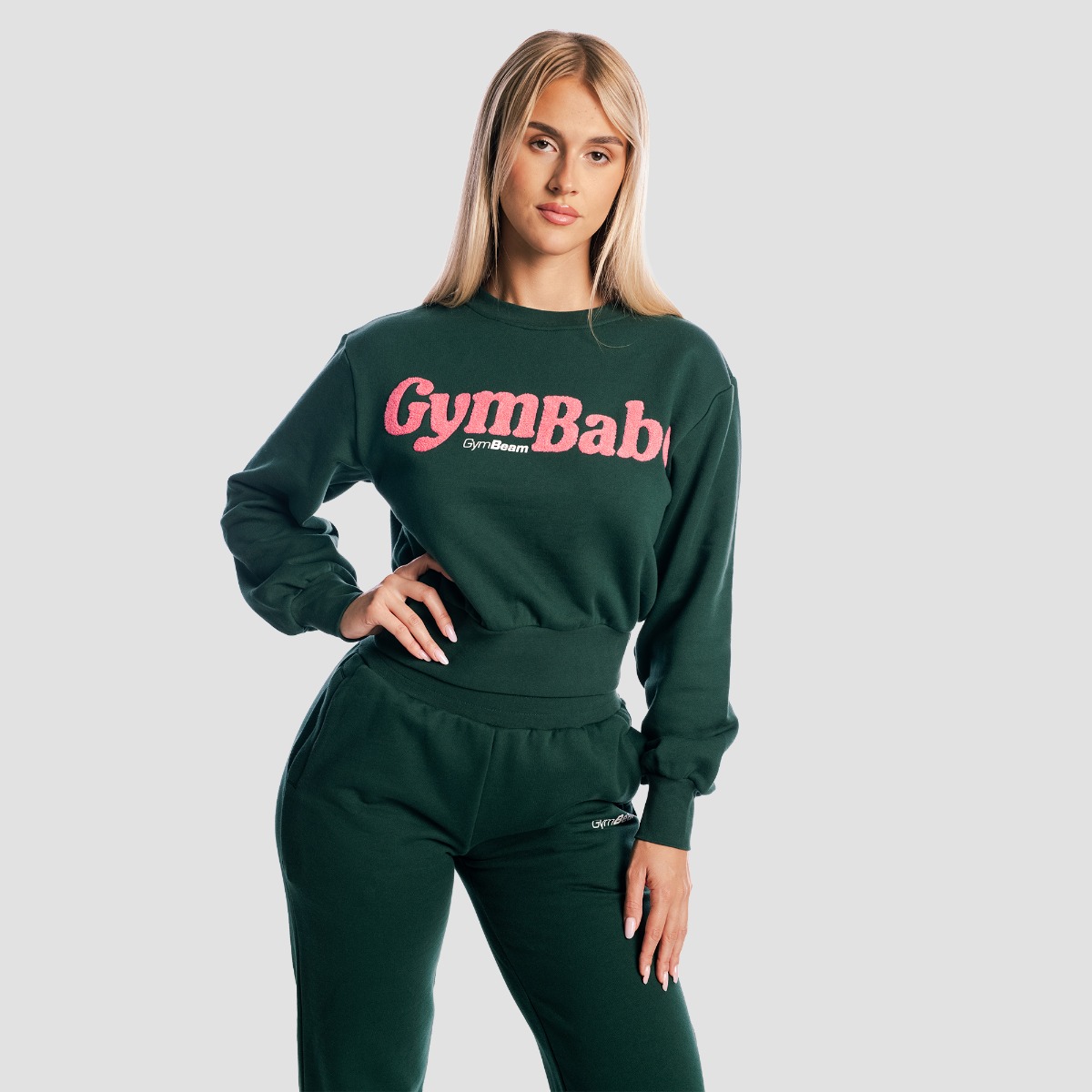 GymBeam Dámská mikina GymBabe Forest (obrázek 5)