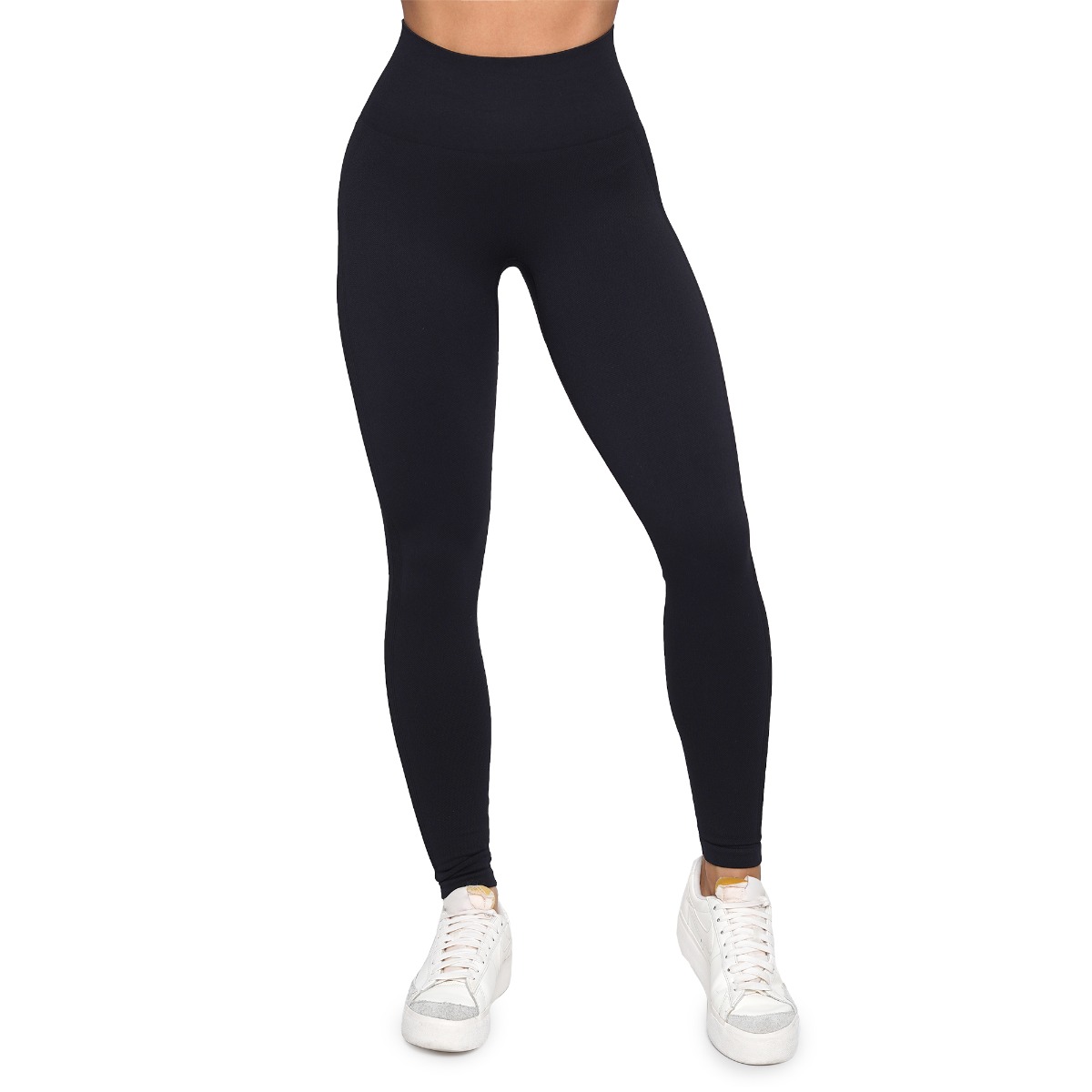 GymBeam Dámské bezešvé legíny Lift Black (obrázek 5)