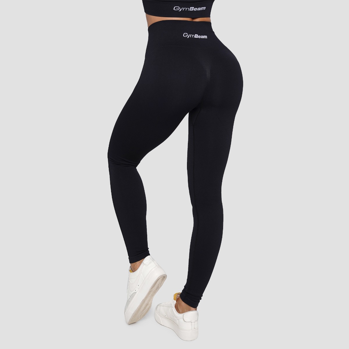 GymBeam Dámské bezešvé legíny Lift Black (obrázek 3)
