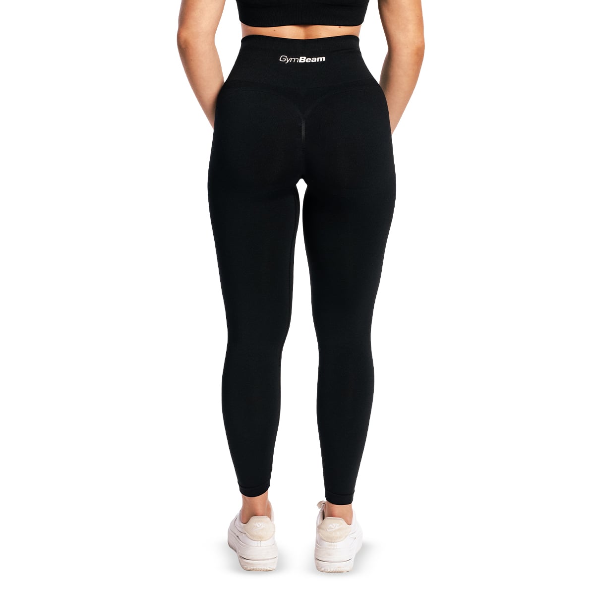 GymBeam Dámské Bezešvé Legíny Sculpt Black (obrázek 8)