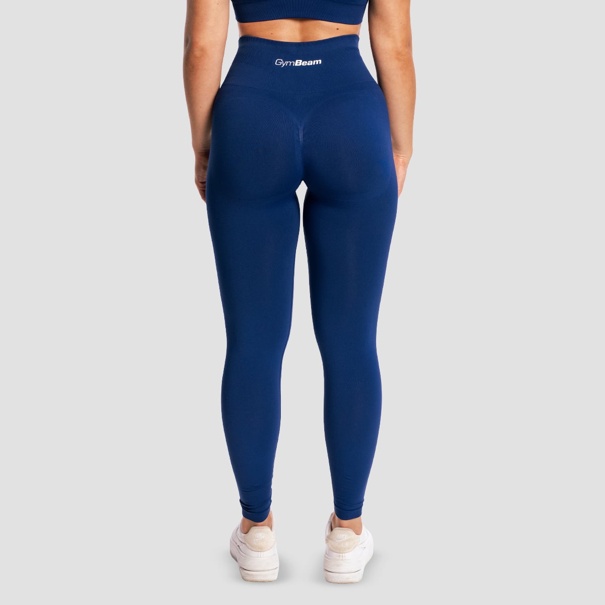 Dámské bezešvé legíny Sculpt Navy - GymBeam modrá S