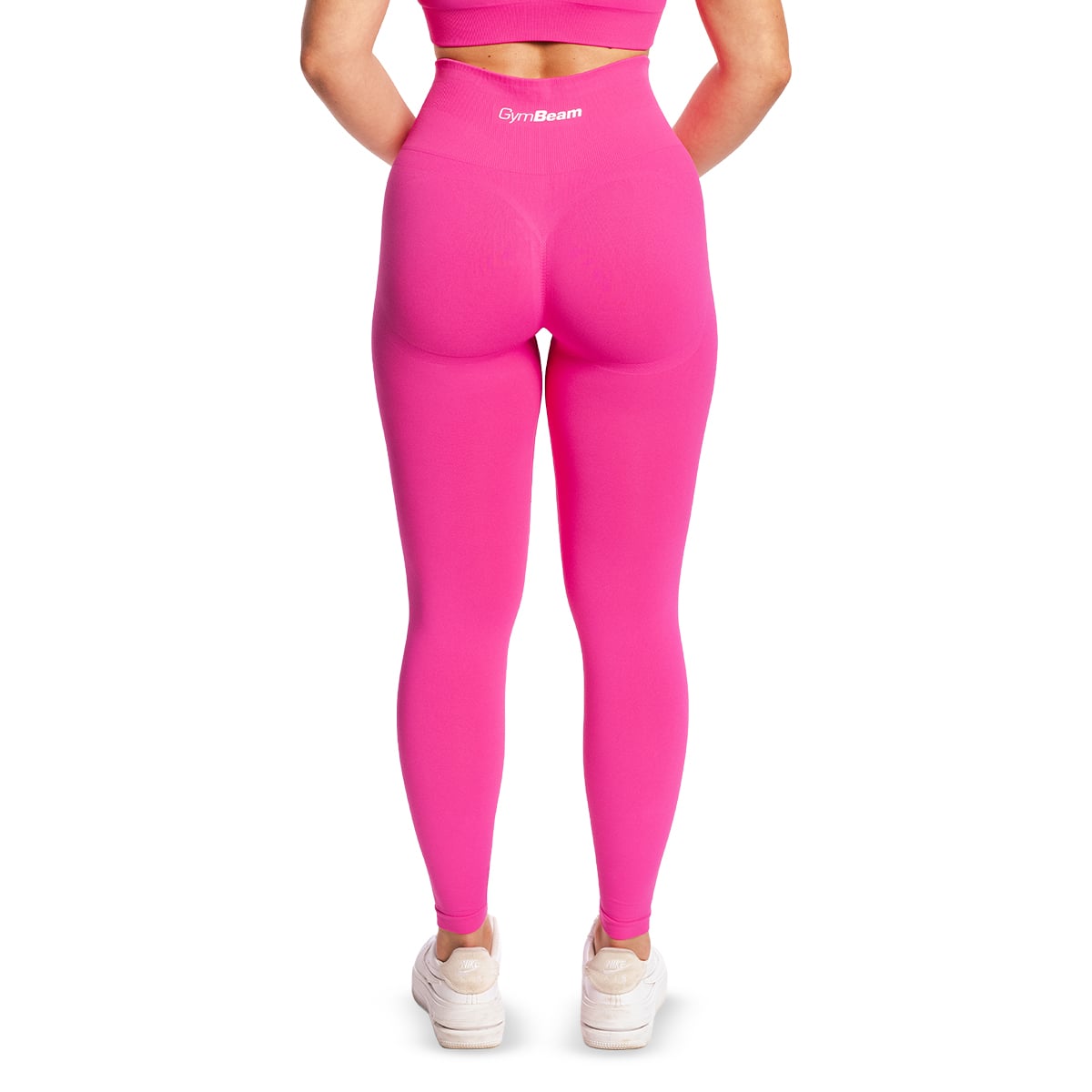 GymBeam Dámské bezešvé legíny Sculpt Rose - Velikost: S | Barva: Ružová | Hmotnost: 0,191 kg | Balení: 70 · záber 8
