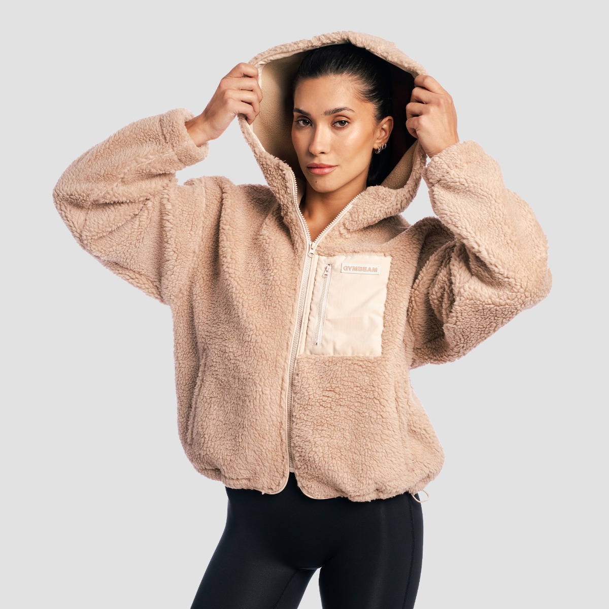 GymBeam Women‘s Sherpa Jacket Canyon (obrázek 4)