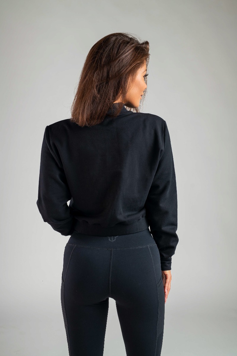 Dámská mikina Essential High-Neck - STRIX černá L