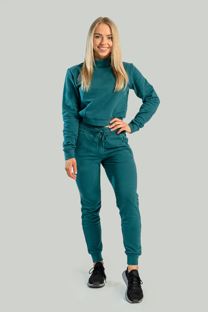 STRIX Dámské tepláky Essential Deep Teal (obrázek 5)