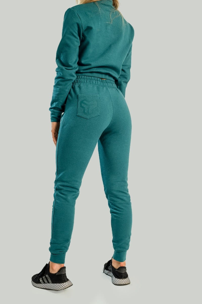 STRIX Dámské tepláky Essential Deep Teal (obrázek 4)