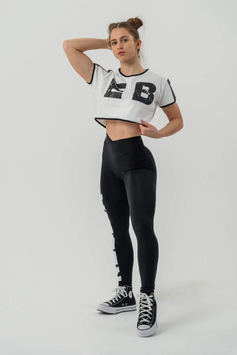 NEBBIA Dámské legíny High Waist Glute Check Black (obrázek 3)