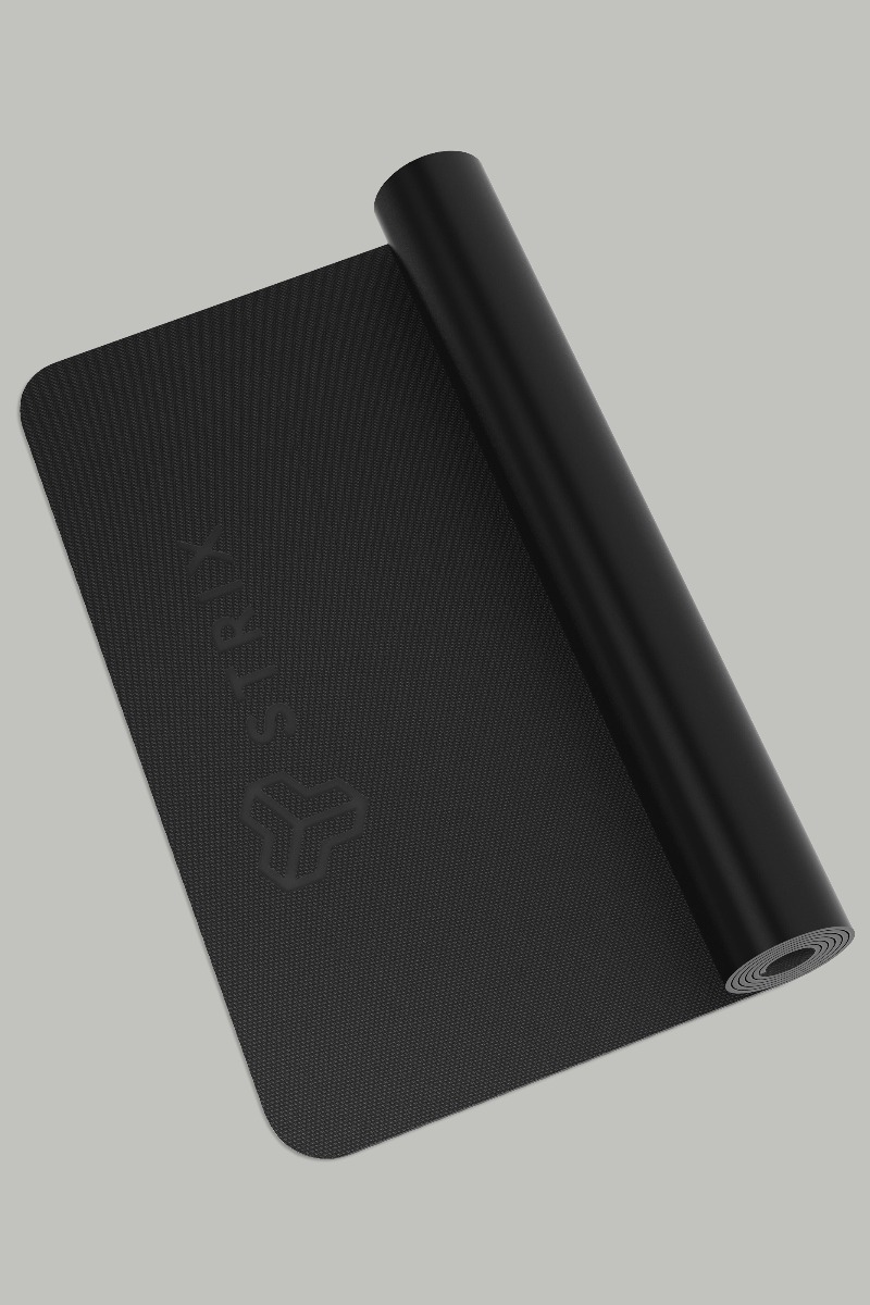 Podložka na cvičení Yoga Mat Black - STRIX černá