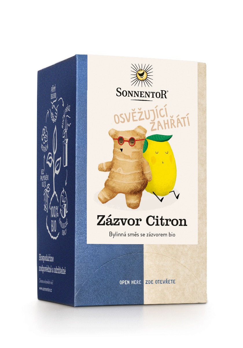 BIO Čaj zázvor-citron - Sonnentor  32,4 g