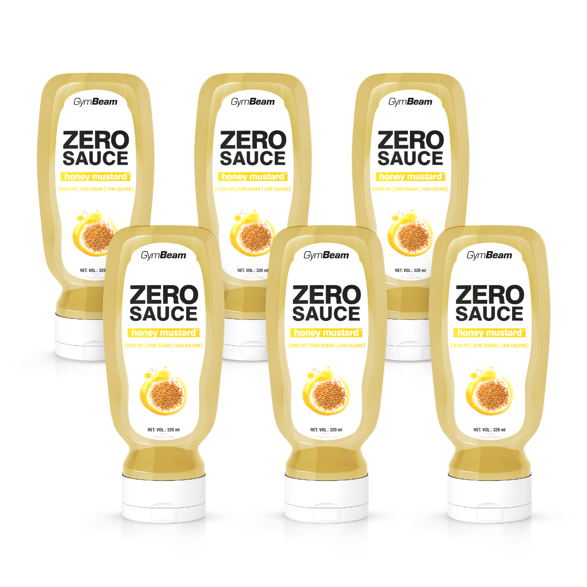GymBeam ZERO OMÁČKA medovo-hořčičná