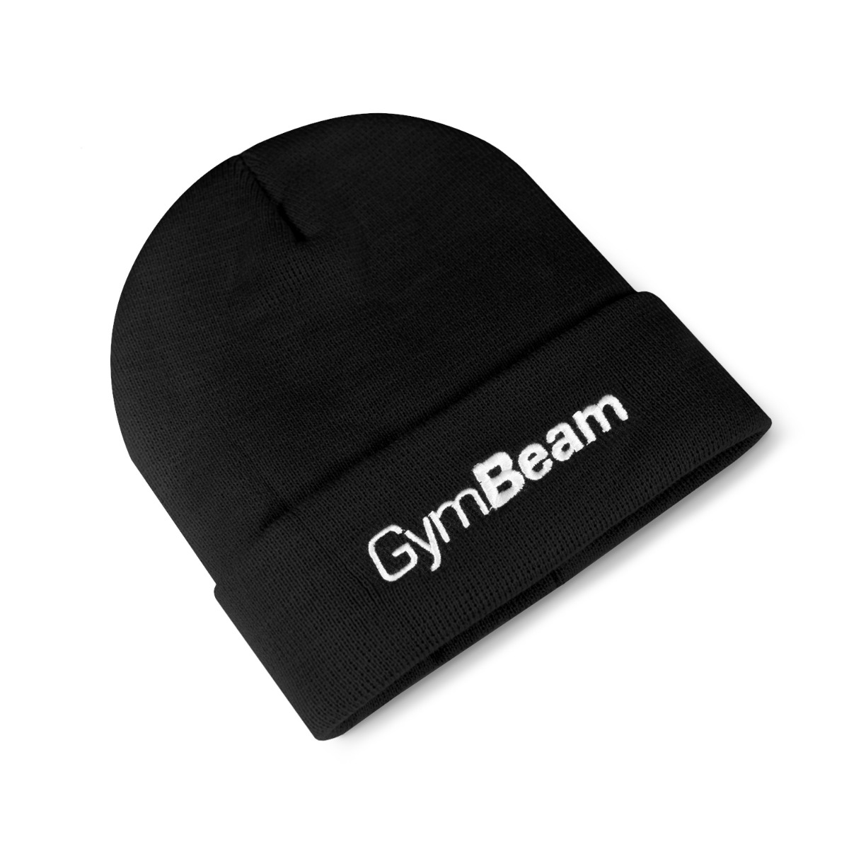 Zimní čepice Beanie Black - GymBeam černá uni