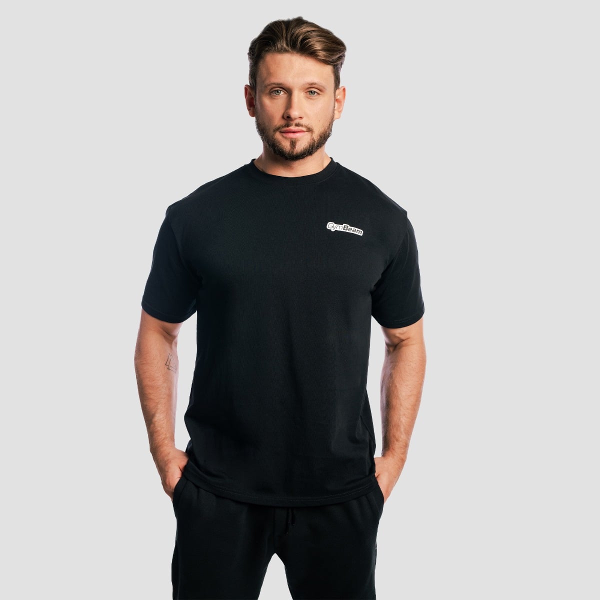 GymBeam Tričko Zone Black (obrázek 4)