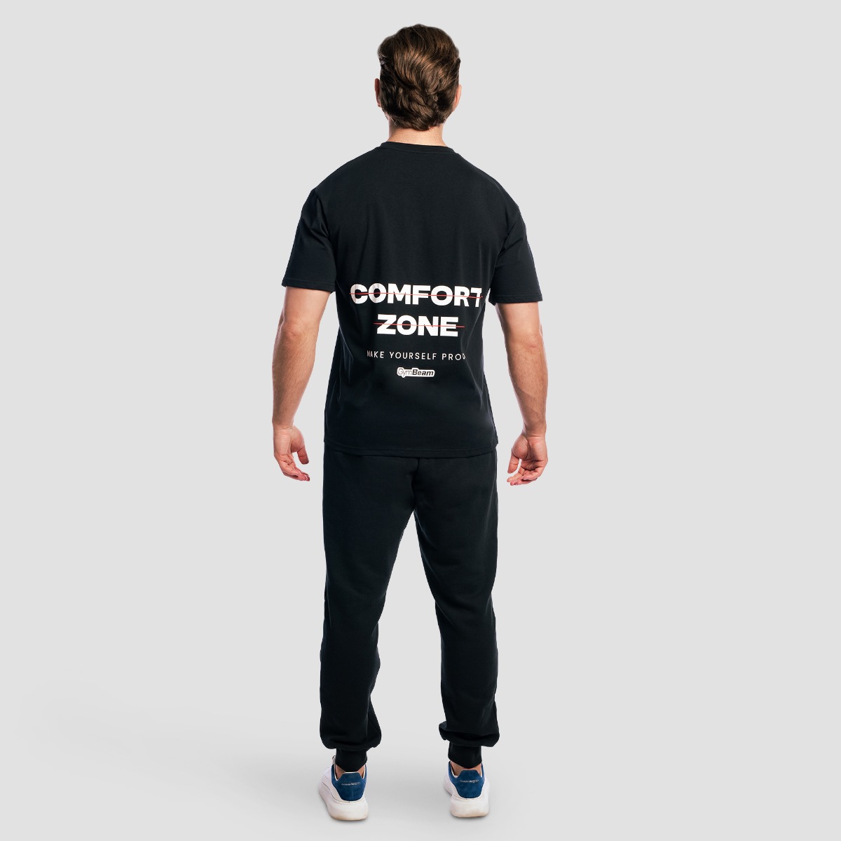 GymBeam Tričko Zone Black (obrázek 5)