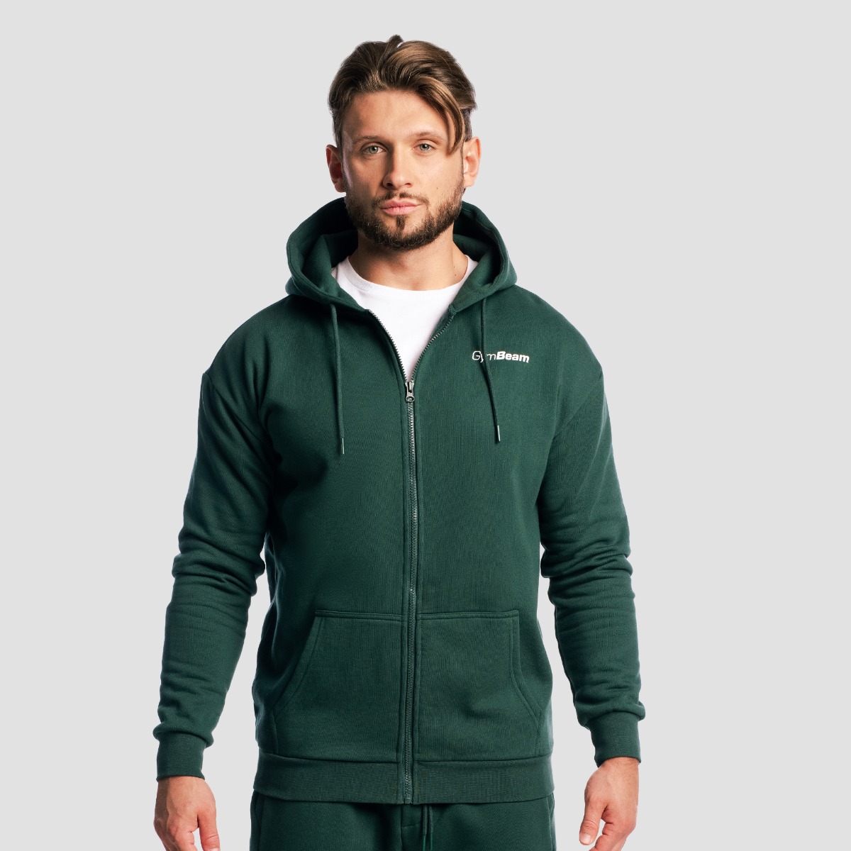 GymBeam Mikina se zipem Zone Forest (obrázek 3)