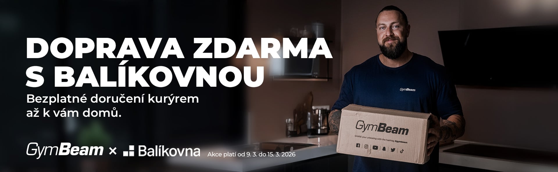 Doprava ZDARMA s Balíkovnou