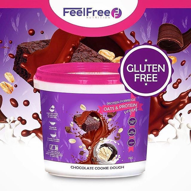 Protein Porridge Vegan - feel free nutrition - veganská bezlepková proteinová kaše