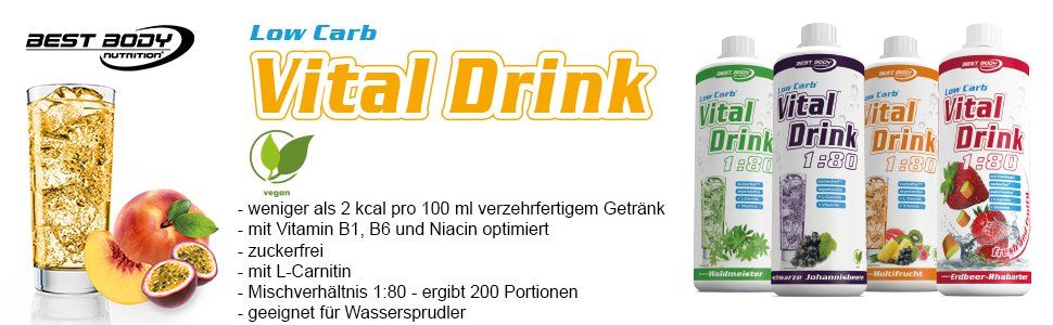 Low Carb Vital Drink - sportovní nápoj