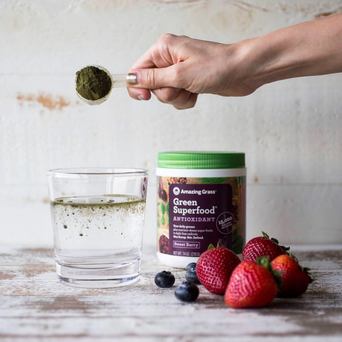 Mix superpotravin Green Superfood Antioxidant - Amazing Grass