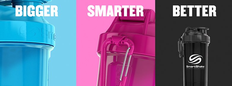 Šejkr SmartShake Lite Pink 1000 ml - SmartShake