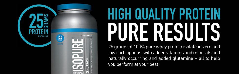 Protein Isopure Low Carb/Zero Carb - s vysokým podílem bílkovin a navíc bez cukru, laktózy a lepku