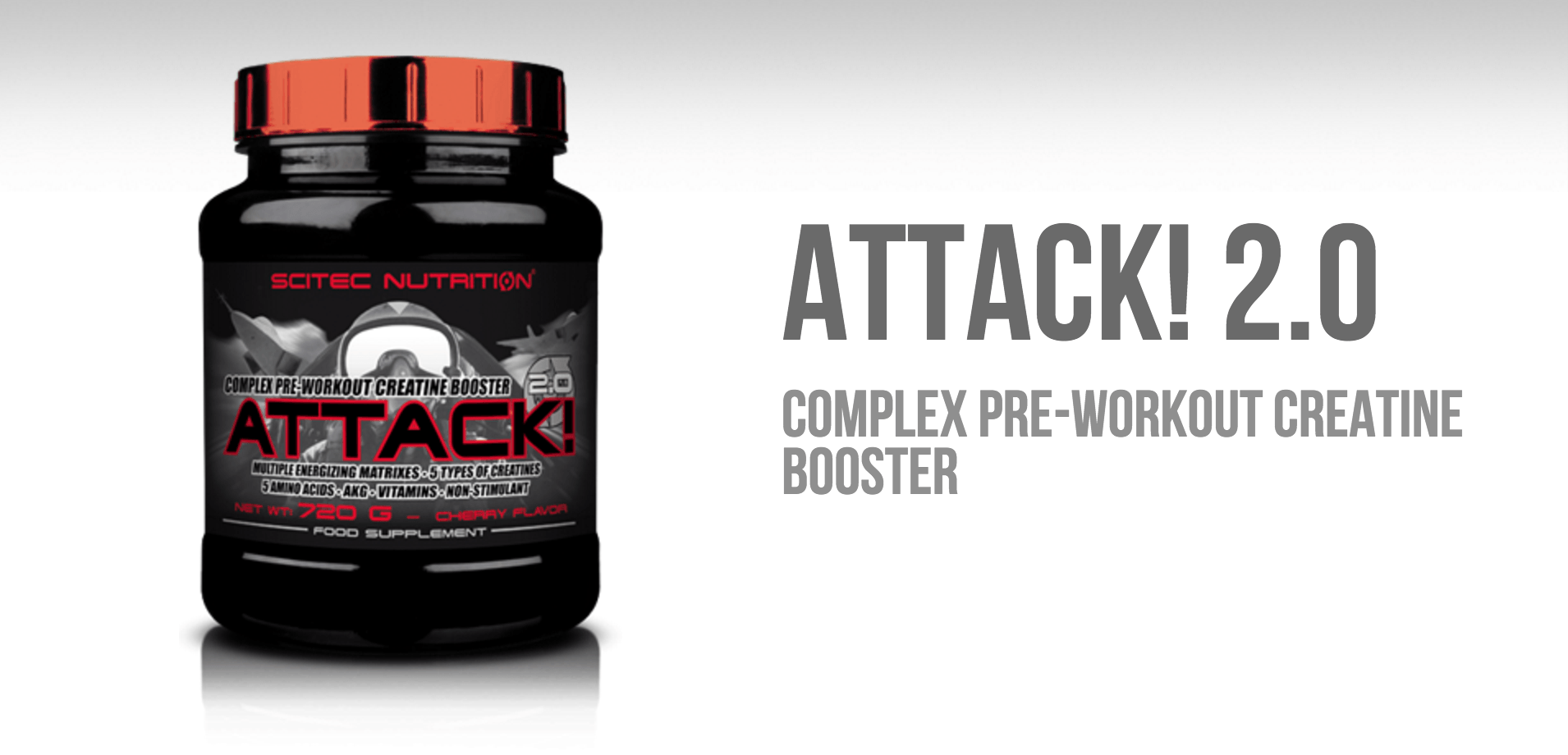 Předtréninková kreatinová formule Attack! 2.0 - Scitec Nutrition 