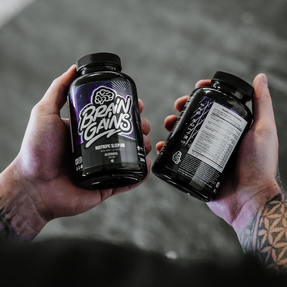 Podpora spánku SWITCH OFF Black Edition - BrainGains