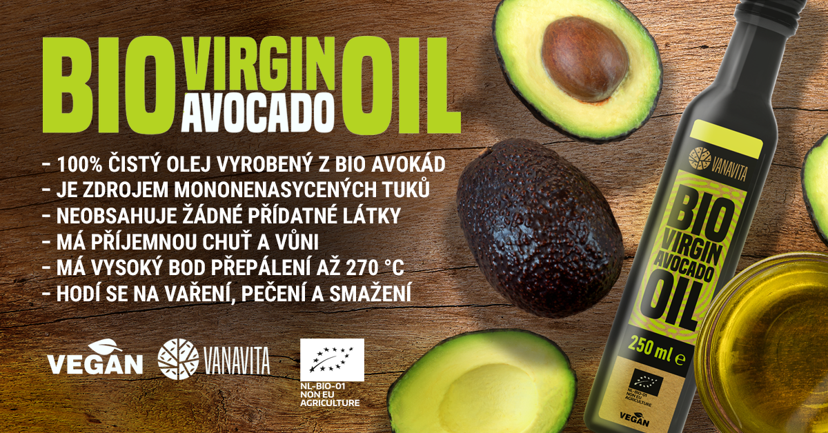 BIO Panenský avokádový olej - VanaVita