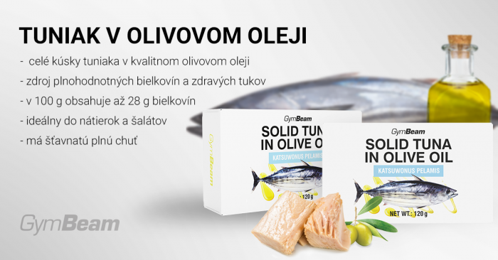 Tuňák v olivovém oleji - GymBeam