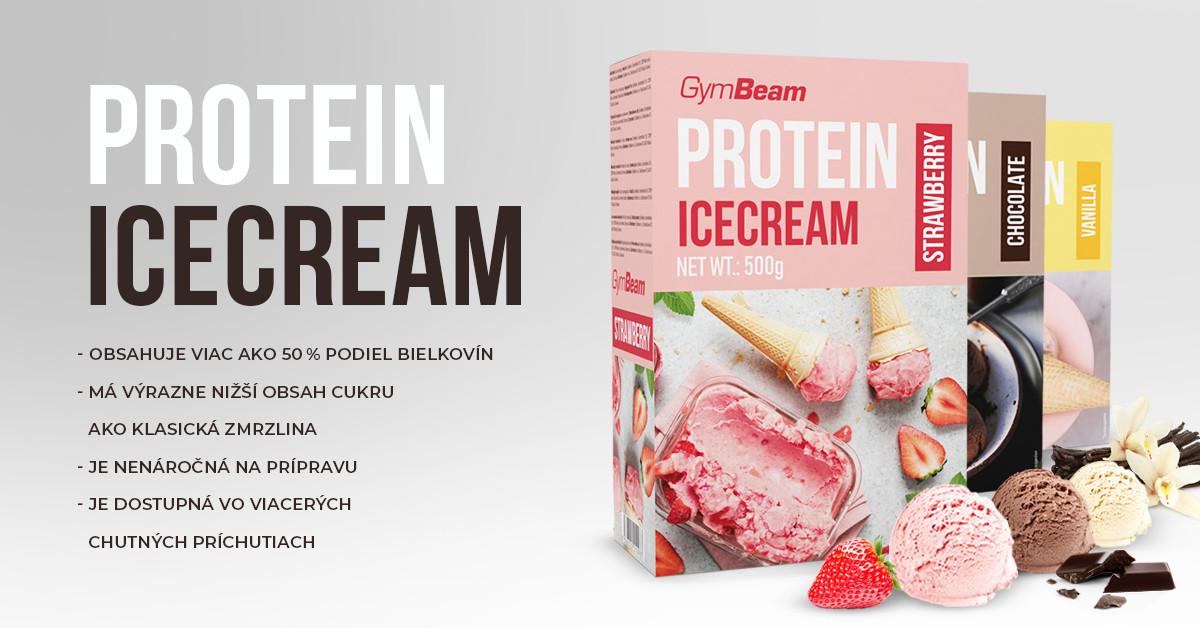 Proteinová zmrzlina Protein Ice Cream 500 g - GymBeam