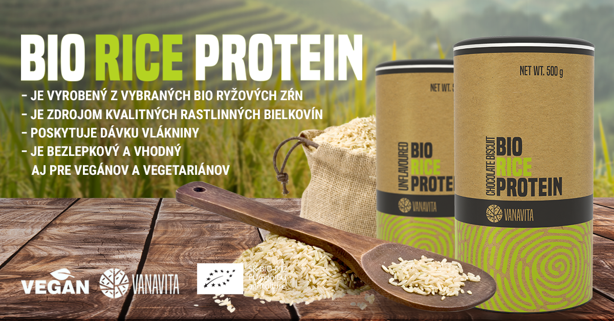 BIO Rýžový protein - VanaVita