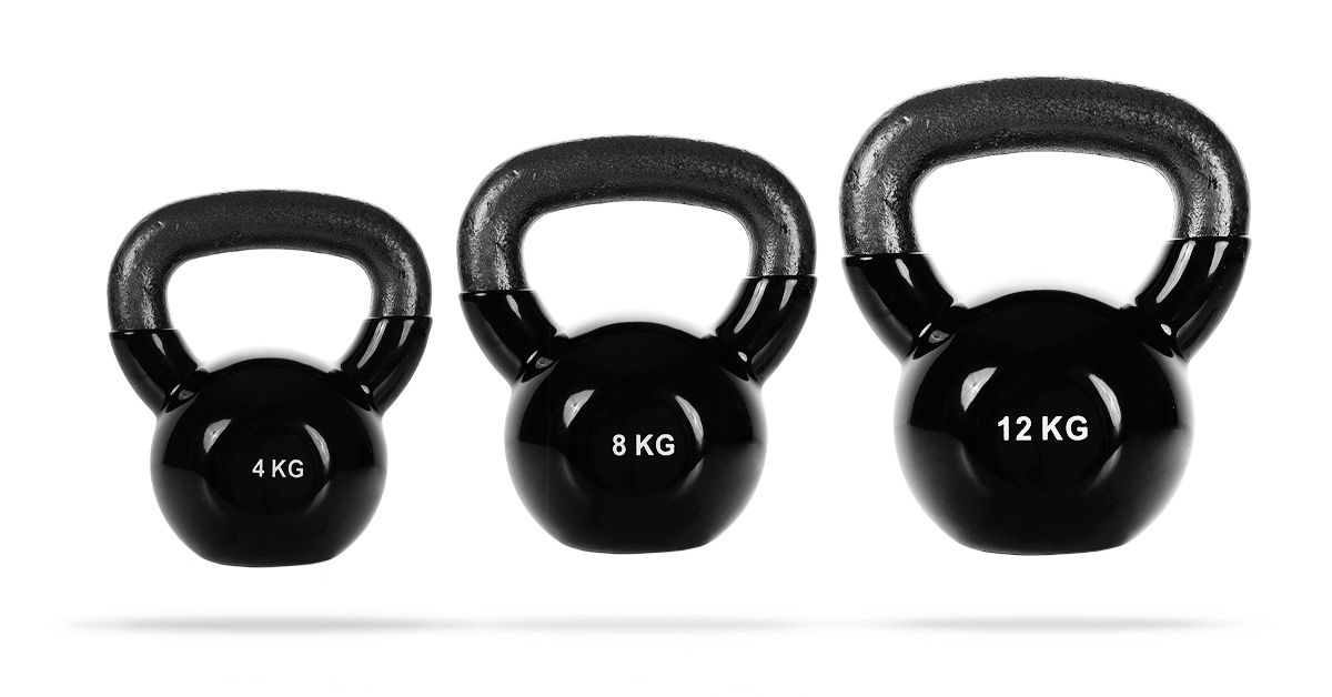 Kettlebell black - GymBeam