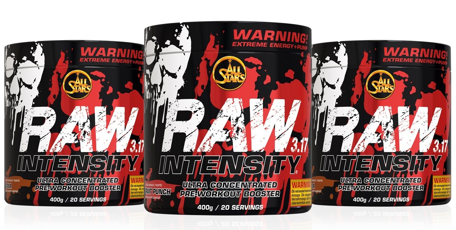 Předtréninkový stimulant Raw Intensity 3.17 - All Stars