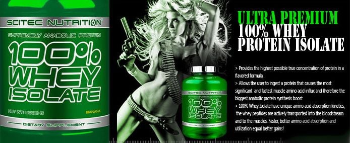 100% whey isolate scitec