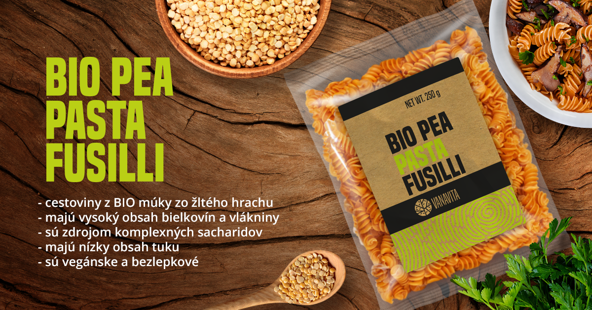 BIO Hrachové těstoviny - vřetena - VanaVita