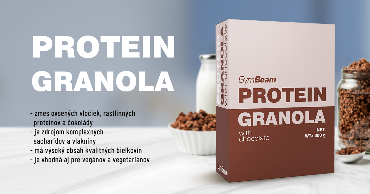 Proteinová granola s čokoládou - GymBeam
