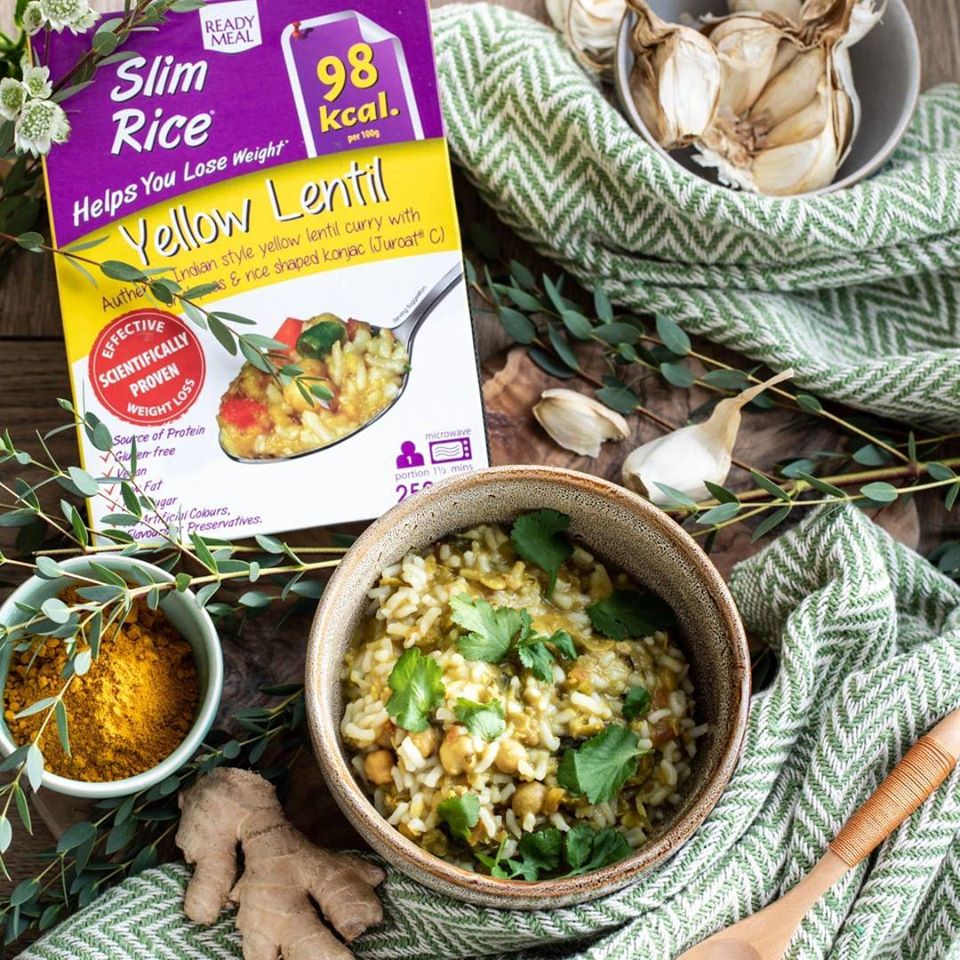 Hotové jídlo Slim Rice Yellow Lentil 250 g - Slim Pasta