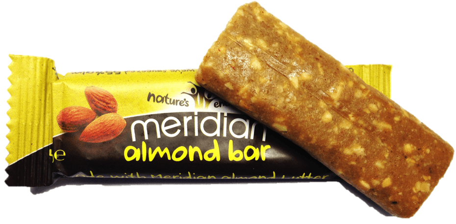 almond bar - tyčinka z mandlového másla meridian