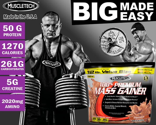 100% Premium Mass Gainer